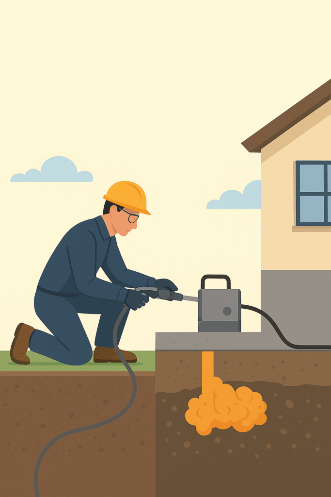 Say Goodbye to Foundation Cracks with Deep Injection Repair Deep Injection Foundation Repair