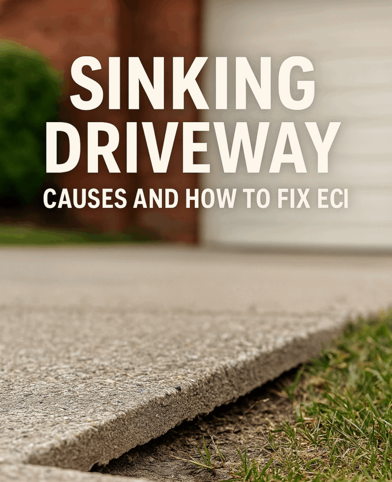 sinking driveways in Florida