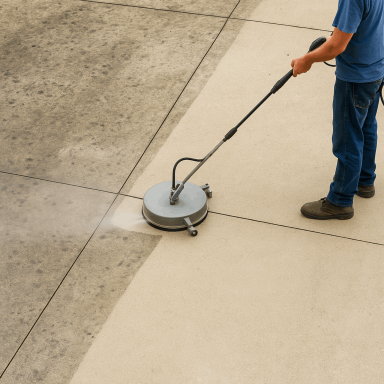 Concrete Cleaning for Dirty, Stained Surfaces